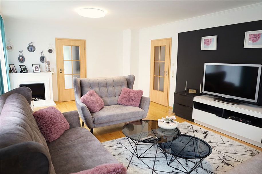 Einfamilienhaus, Wohnzimmer